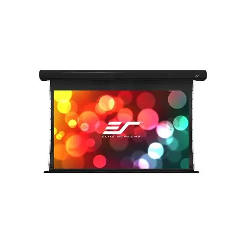 obrázek produktu ELITE SCREENS plátno elektrické motorové 135" (343cm)/ 16:9/168,1×299cm/ hliníkový case černý/6" drop/MaxWhite FG