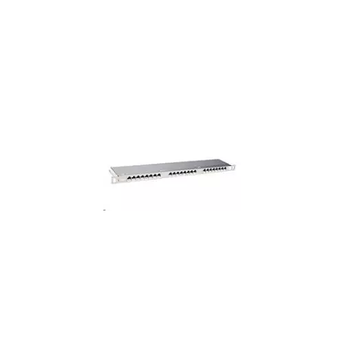 obrázek produktu Solarix - 19" Patch panel 24xRJ45 CAT6 STP nerez 0,5U