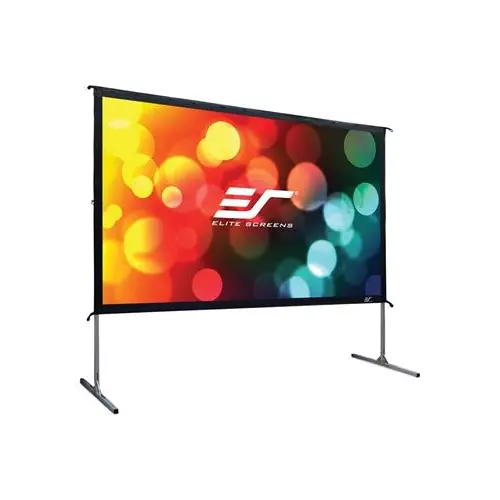obrázek produktu ELITE SCREENS plátno mobilní outdoor stativ 135" (342,9cm)/ 16:9/ 168,1×299cm/ hliníkový/ přední a zadní projekce