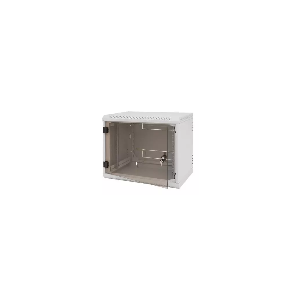 Obrázek produktu Triton 19' rozvaděč jednodílný 9U/500mm vylamovací otvor pro ventilátor RAL7035