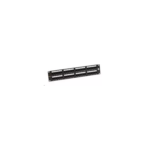 obrázek produktu Solarix - 19" Patch panel 48 x RJ45 CAT6 UTP černý