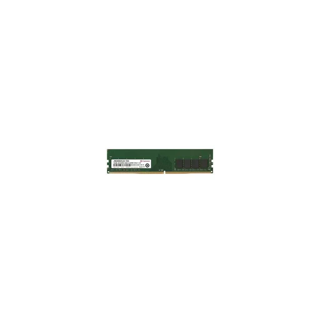 Obrázek produktu Transcend paměť 16GB DDR4 2666 U-DIMM (JetRam) 2Rx8 CL19