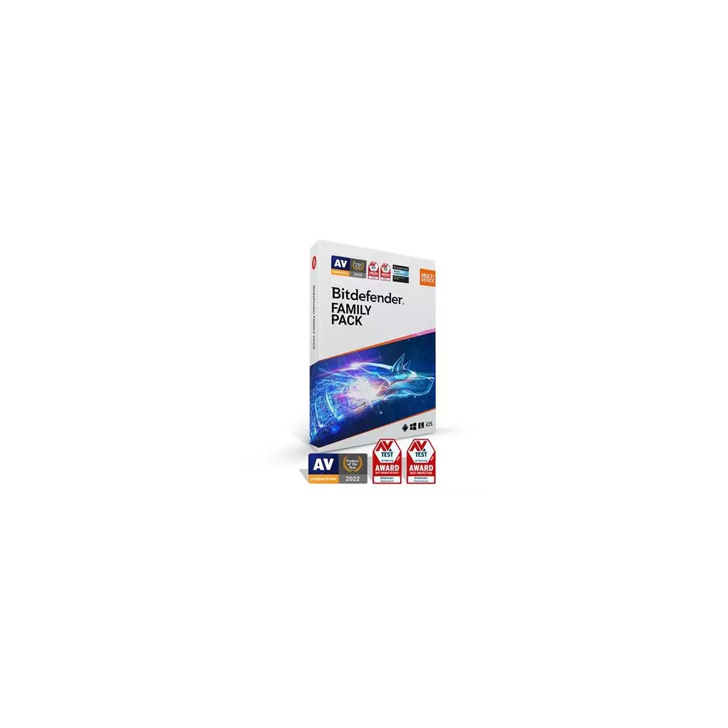 Obrázek produktu Bitdefender Family pack pro domácnost (15 zařízení) na 2 roky