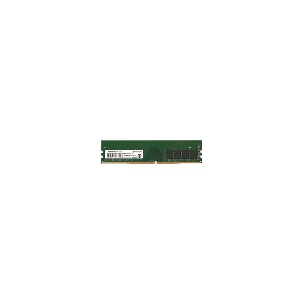Obrázek produktu Transcend paměť 16GB DDR4 2666 U-DIMM (JetRam) 1Rx8 CL19