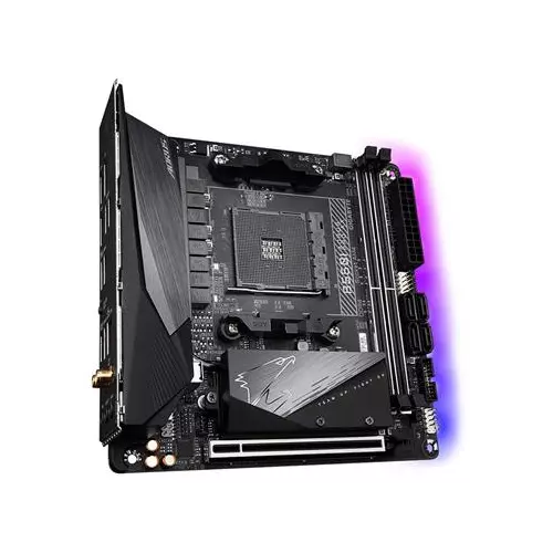 obrázek produktu GIGABYTE B550I AORUS PRO AX / AMD B550 / AM4 / 2x DDR4 / 2x M.2 / 2x HDMI / DP / WiFi 6 / mini-ITX
