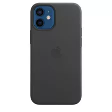 obrázek produktu iPhone 12 mini Leather Case with MagSafe Black
