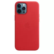 obrázek produktu iPhone 12 Pro Max Leather Case wth MagSafe (P.)RED