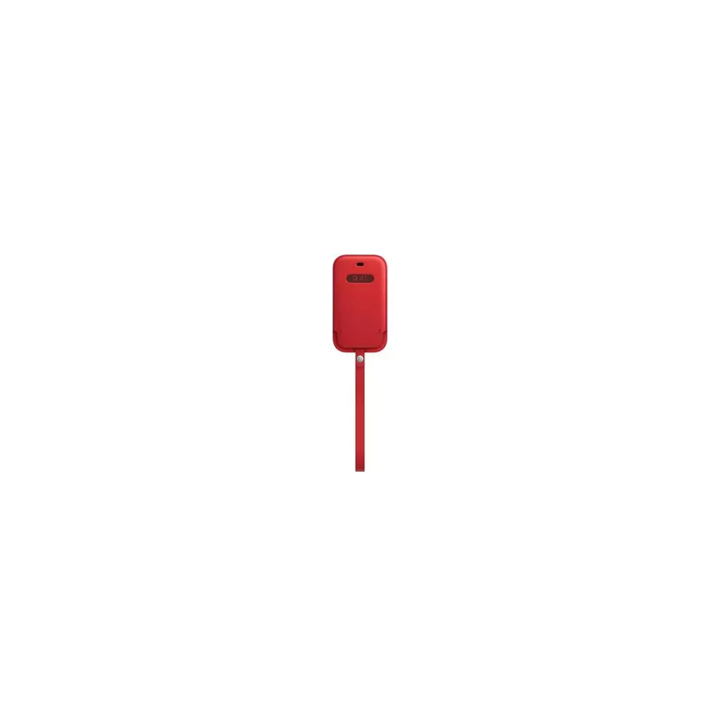 Obrázek produktu iPhone 12 mini Leather Sleeve wth MagSafe RED