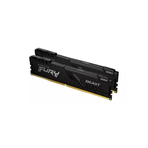 obrázek produktu KINGSTON 32GB 3200MT/s DDR4 CL16 DIMM (Kit of 2) 1Gx8 FURY Beast Black