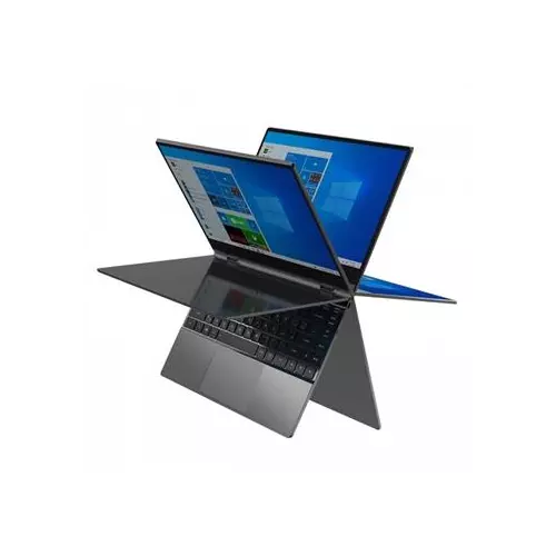 obrázek produktu UMAX VisionBook 14Wr Flex/Celeron N4120/4 GB/128 GB eMMC/M.2 SATA SSD slot/14,1" Full HD/W10Pro/Tmavě šedý