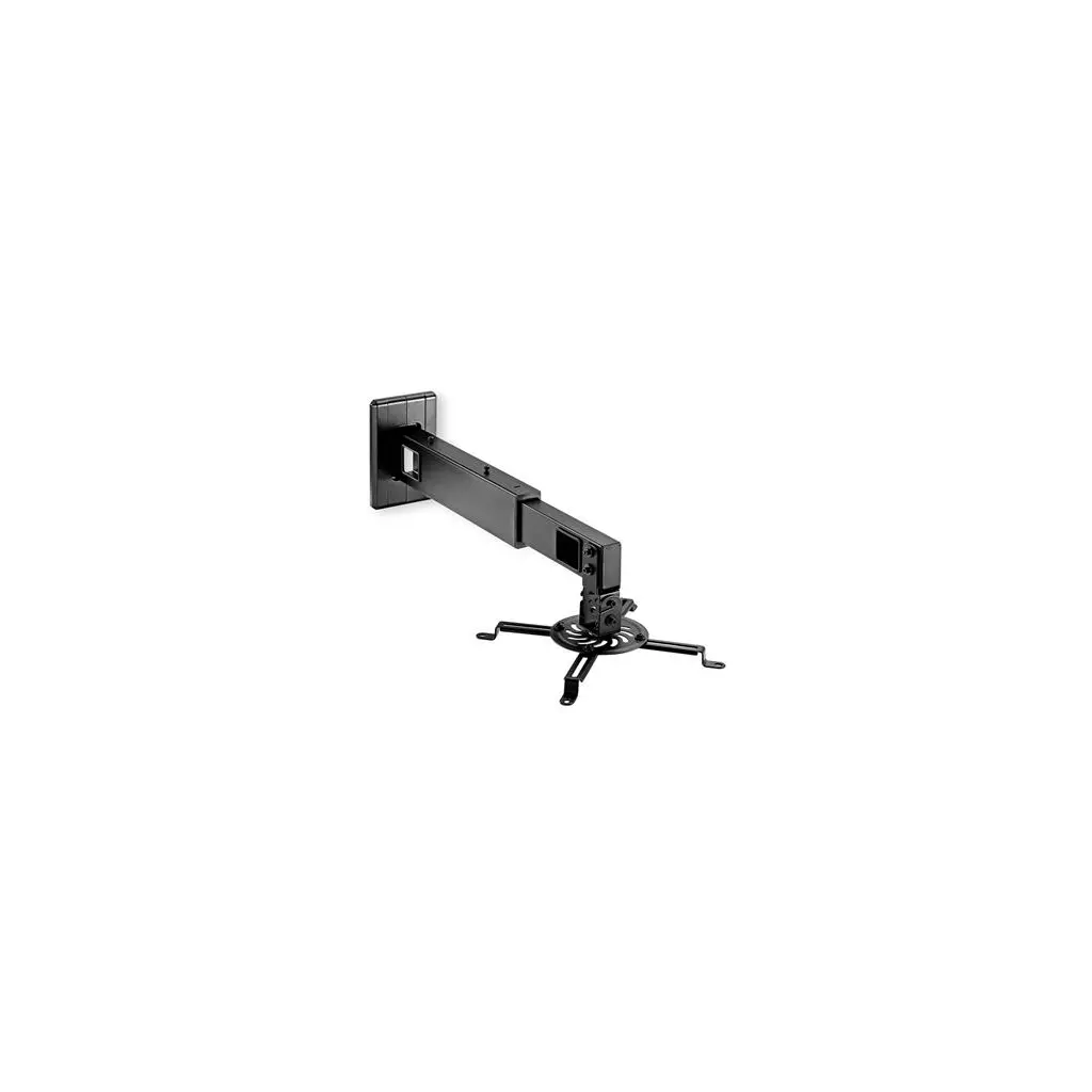 Obrázek produktu NEDIS nástěnný držák projektoru / Full motion/ nosnost 15kg/ otáčení 360°/ 4 ramena/ ocel/ černý