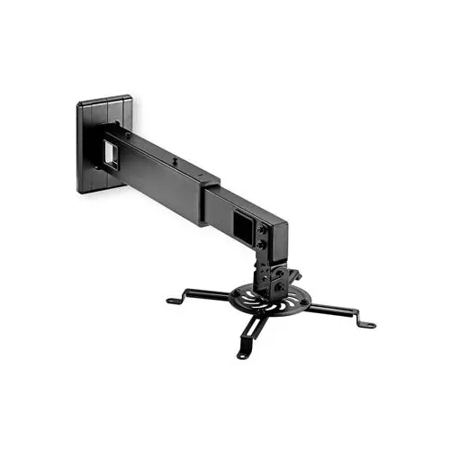 obrázek produktu NEDIS nástěnný držák projektoru / Full motion/ nosnost 15kg/ otáčení 360°/ 4 ramena/ ocel/ černý