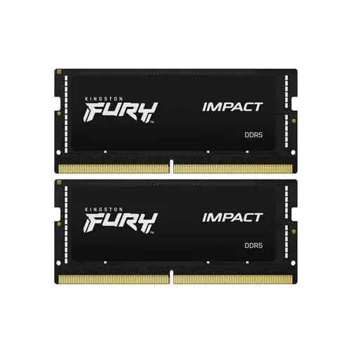 obrázek produktu Kingston FURY Impact/SO-DIMM DDR5/64GB/4800MHz/CL38/2x32GB/Black