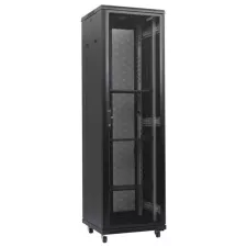 obrázek produktu XtendLan 47U/600x600 stojanový, černý, perforované dveře a záda