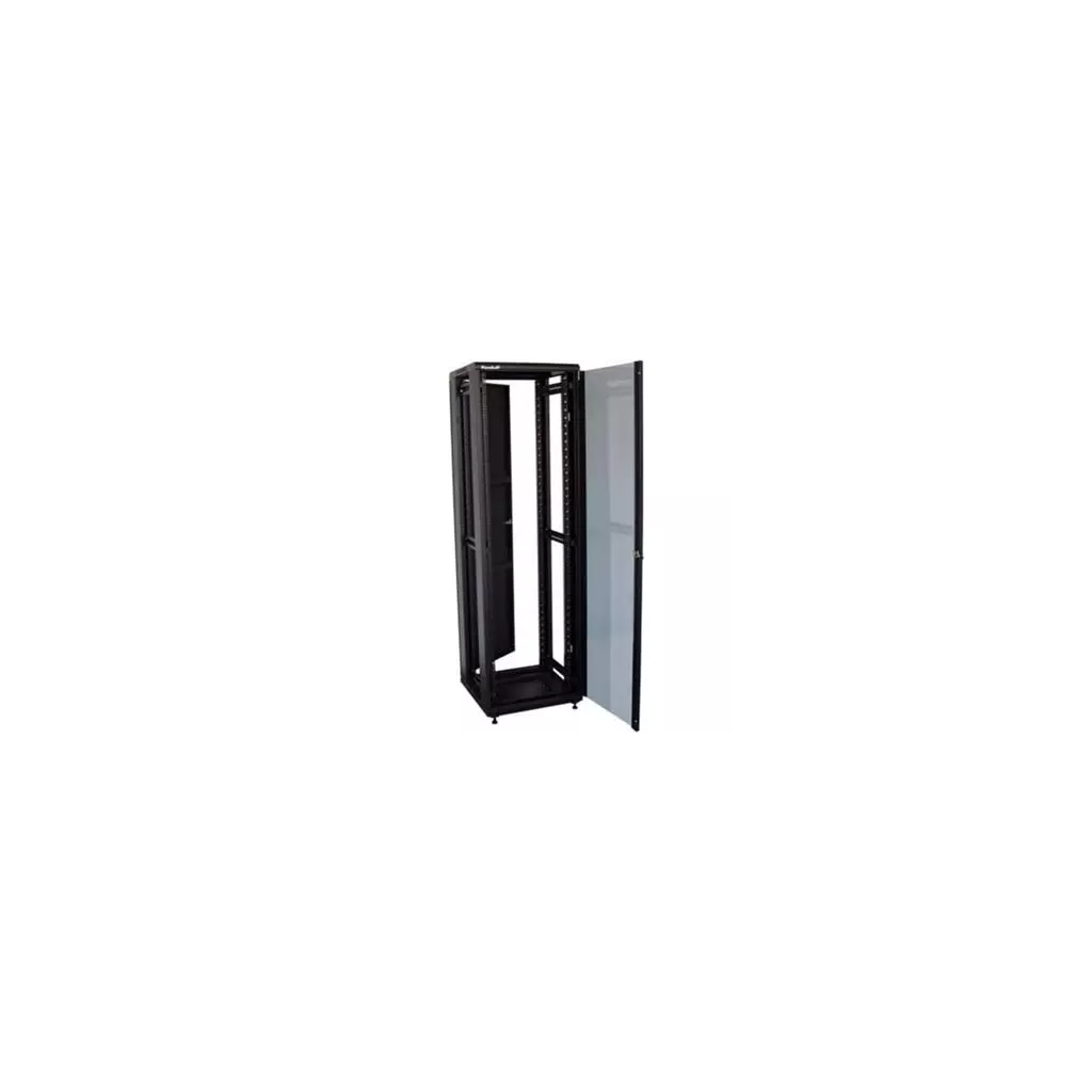 Obrázek produktu XtendLan 42U/800x800 stojanový, černý, skleněné dveře, plná záda