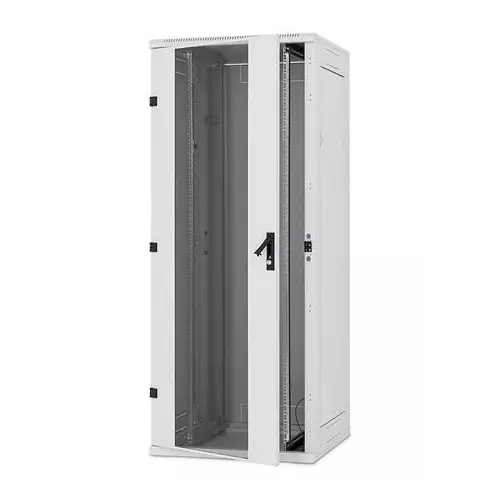 obrázek produktu Triton 19" rozvaděč stojanový 42U/600x600, typ RT, nosnost 1200kg, skleněné dveře pravé, RAL7035, šedý