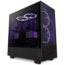 obrázek produktu NZXT skříň H5 Flow edition / 2x120 mm fan / USB 3.0 / USB-C 3.1 / průhledná bočnice / mesh panel / černá