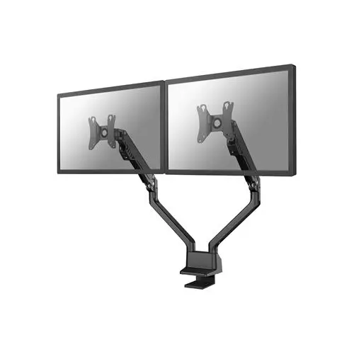 obrázek produktu Neomounts FPMA-D750DBLACK2/Držák displeje/na stůl/10-32"/svorka/VESA 100X100/nosn. 2x8kg/plynový píst/2 displeje/černý