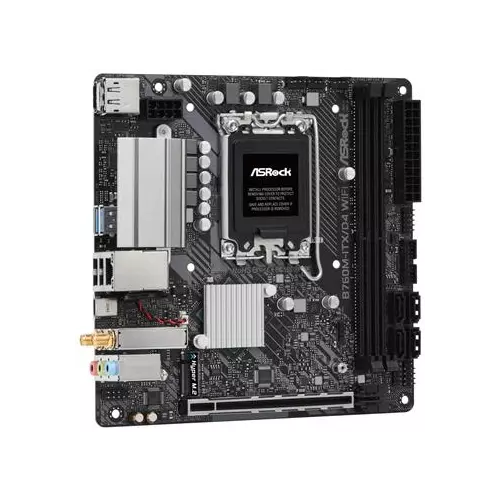 obrázek produktu ASRock B760M-ITX/D4 WIFI / Intel B760 / LGA1700 / 2x DDR4 / 1x M.2 / HDMI / DP / USB-C / WiFi / Mini-ITX