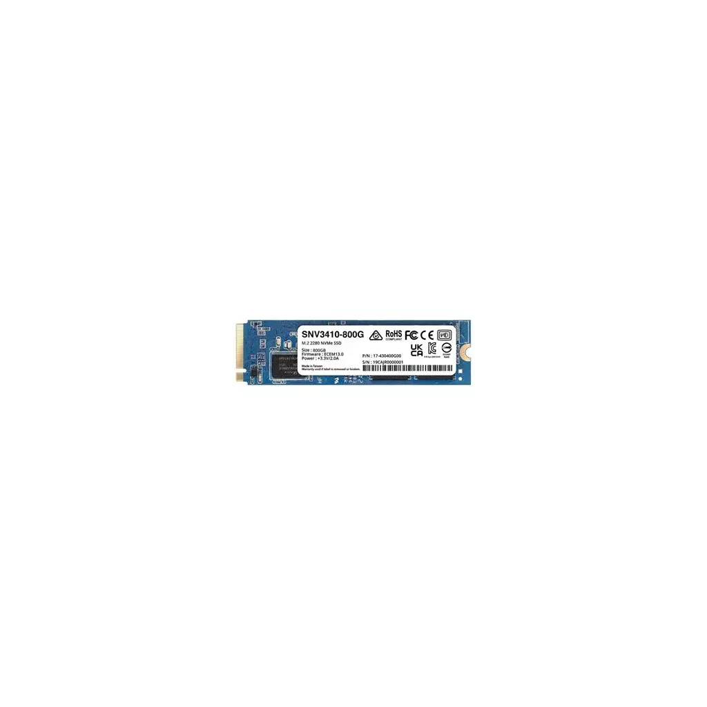 Obrázek produktu Synology SNV3410/800GB/SSD/M.2 NVMe/5R