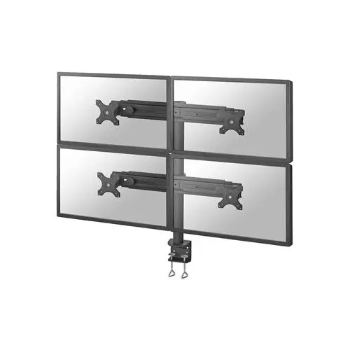 obrázek produktu Neomounts FPMA-D700D4/Držák displeje/na stůl/19-30"/svorka/VESA 100X100/nosn. 4x8kg/4 displeje/černý