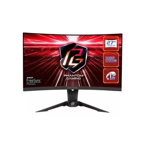 obrázek produktu Phantom Gaming by Asrock monitor PG27Q15R2A prohnutý 27"/VA/2560x1440/165Hz/ 550cd/m2 / 1ms/DP/ 2x HDMI/repro/Wifi ant