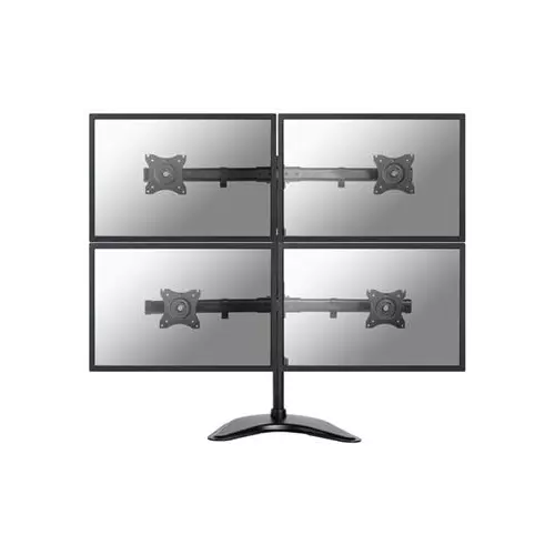obrázek produktu Neomounts Select  NM-D335D4BLACK / Flat Screen Desk mount (10-27") desk clamp/stand/grommet / Black
