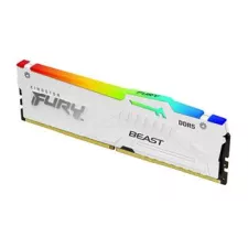 obrázek produktu Kingston FURY Beast White/DDR5/32GB/6000MHz/CL40/1x32GB/RGB/White