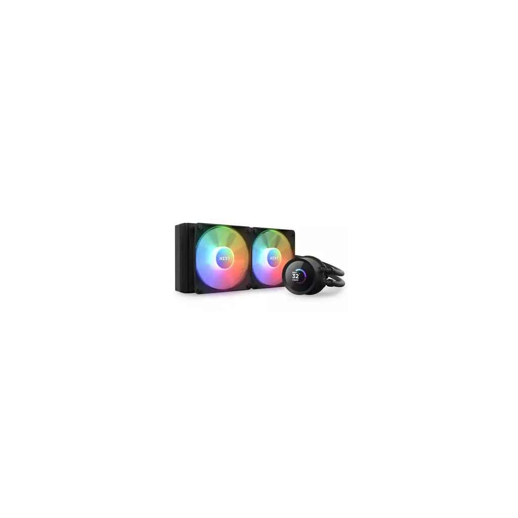 Obrázek produktu NZXT vodní chladič Kraken 240 RGB / 2x120mm fan / 4-pin PWM / LCD disp. / 6 let
