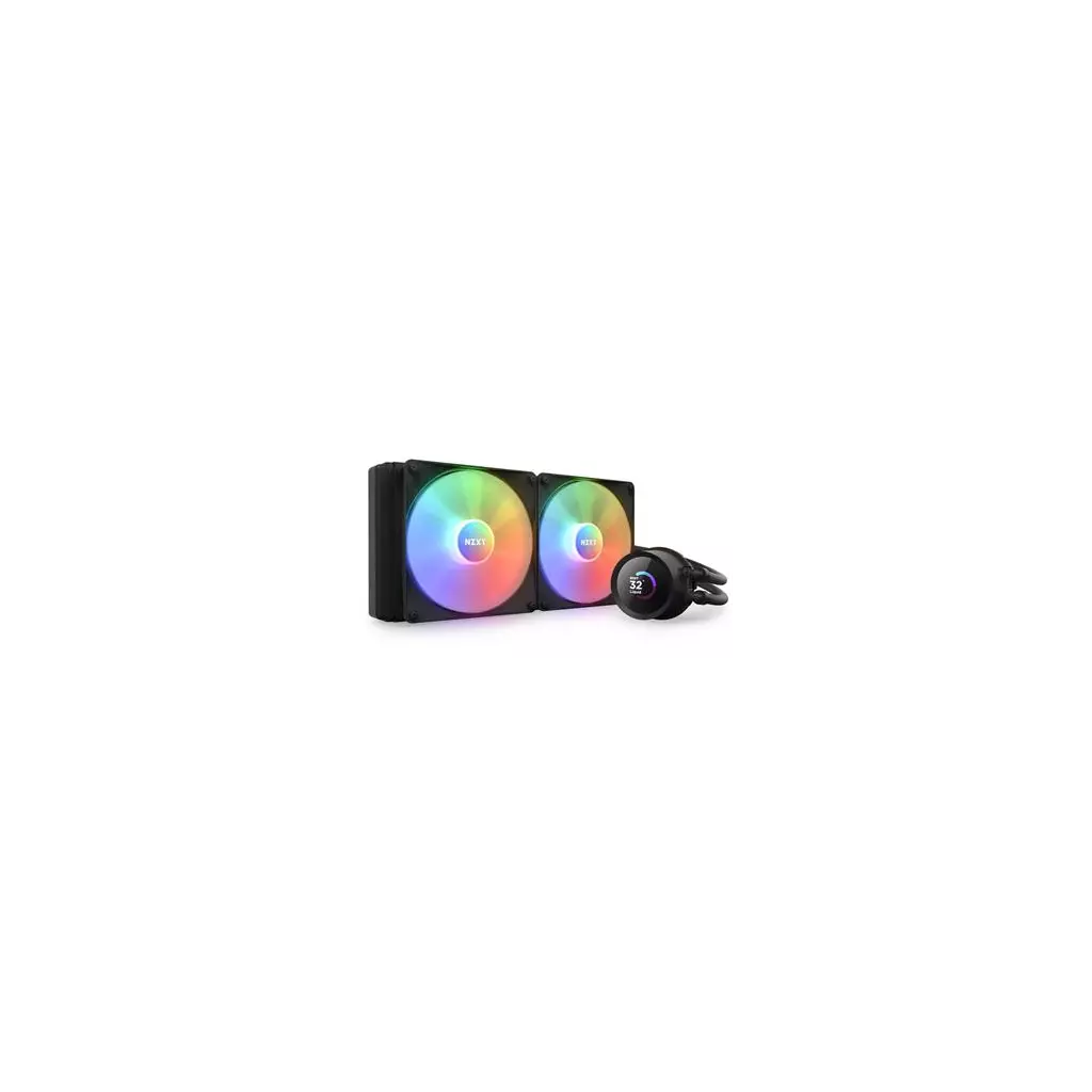 Obrázek produktu NZXT vodní chladič Kraken 280 RGB / 2x140mm fan / 4-pin PWM / LCD disp. / 6 let