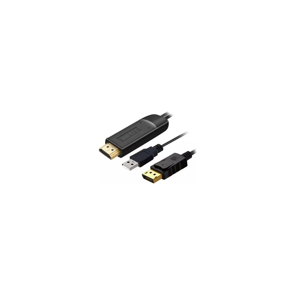 Obrázek produktu PremiumCord  Kabel HDMI 2.0 na DisplayPort 1.2  pro rozlišení 4K@60Hz, 2m