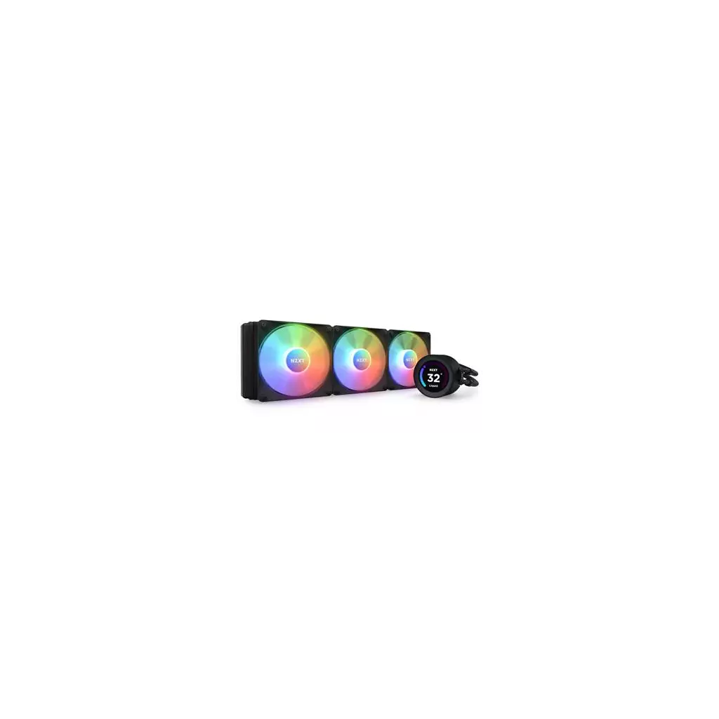 Obrázek produktu NZXT vodní chladič Kraken 360 ELITE RGB / 3x120mm RGB fan / 4-pin PWM / LCD disp. / 6 let
