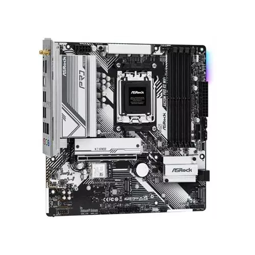 obrázek produktu ASRock A620M Pro RS WiFi / AMD A620 / AM5 / 4x DDR5 DIMM / 3x M.2 / HDMI / DP / USB-C / WiFi / mATX
