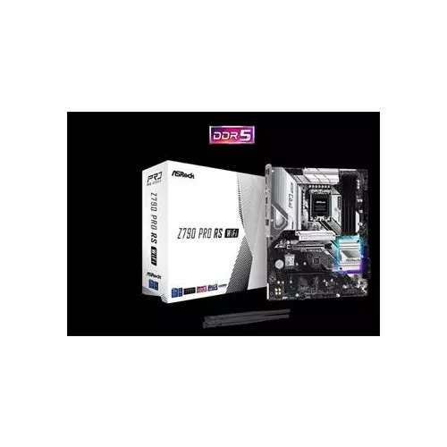 obrázek produktu ASROCK Z790 PRO RS WIFI (intel 1700 12+13gen, 4xDDR5 6800MHz, 8xSATA3, 4x M.2, HDMI+DPort +eDP, 1xGLAN, ATX)