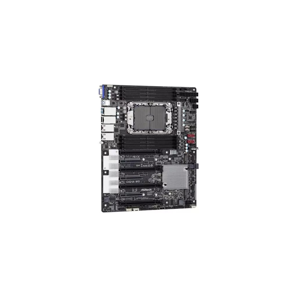 Obrázek produktu ASRock C621A WS / Intel C621A (Socket P+) / LGA4189 / 8x DDR4 / 2x M.2 / VGA / ATX