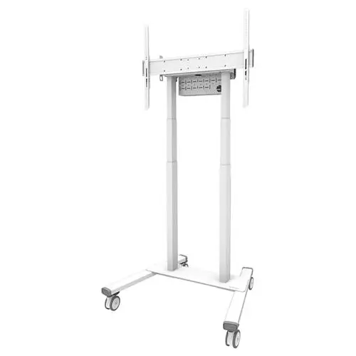 obrázek produktu Neomounts FL55-875WH1/Držák displeje/vozík/37-100"/4 kolečka/VESA 800X600/nosn. 110kg/mot. nast.výšky/bílý
