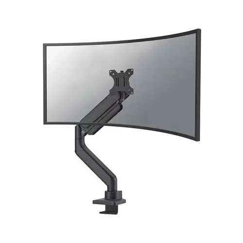 obrázek produktu Neomounts DS70PLUS-450BL1/Držák zakřiveného displeje/na stůl/17-49"/svorka+průch./VESA 100X100/nosn.18kg/plyn.píst/1 di