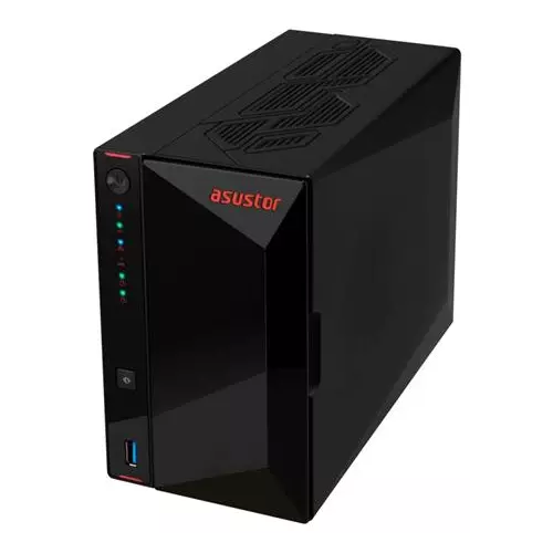 obrázek produktu Asustor Nimbustor 2 Gen2 AS5402T 2 Bay NAS, Quad-Core 2.0GHz CPU, Dual 2.5GbE Ports, 4GB DDR4, 4x M.2 SSD Slots