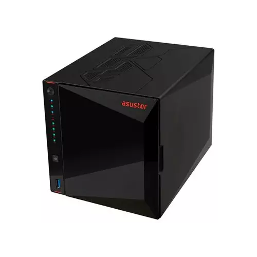 obrázek produktu Asustor Nimbustor 4 Gen2 AS5404T 4 Bay NAS, Quad-Core 2.0GHz CPU, Dual 2.5GbE Ports, 4GB DDR4, 4x M.2 SSD Slots