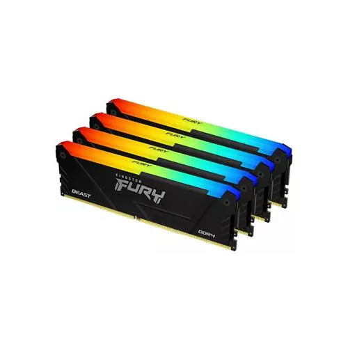 obrázek produktu Kingston FURY Beast/DDR4/32GB/3200MHz/CL16/4x8GB/RGB/Black