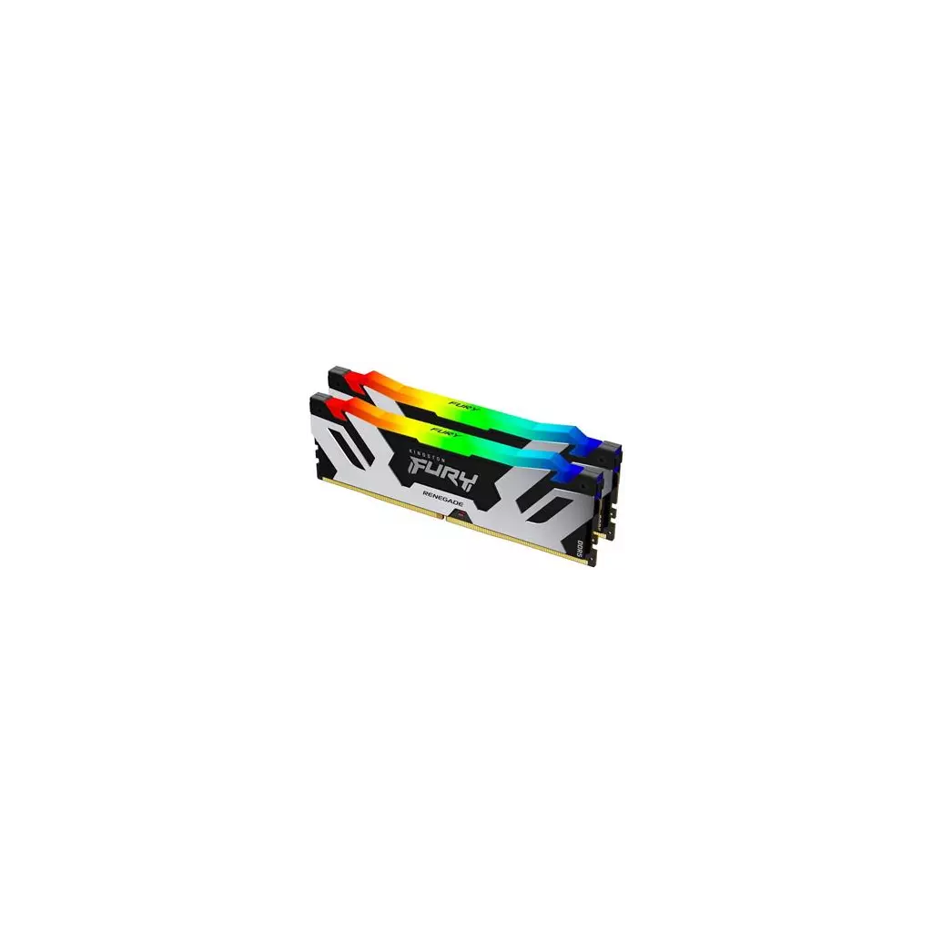 Obrázek produktu KINGSTON FURY Renegade Silver RGB XMP 96GB DDR5 6000 MT/s / DIMM / CL32 / KIT 2x 48GB