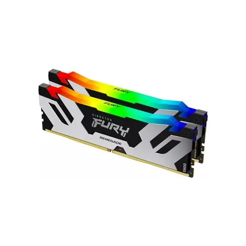 obrázek produktu KINGSTON FURY Renegade Silver RGB XMP 96GB DDR5 6000 MT/s / DIMM / CL32 / KIT 2x 48GB