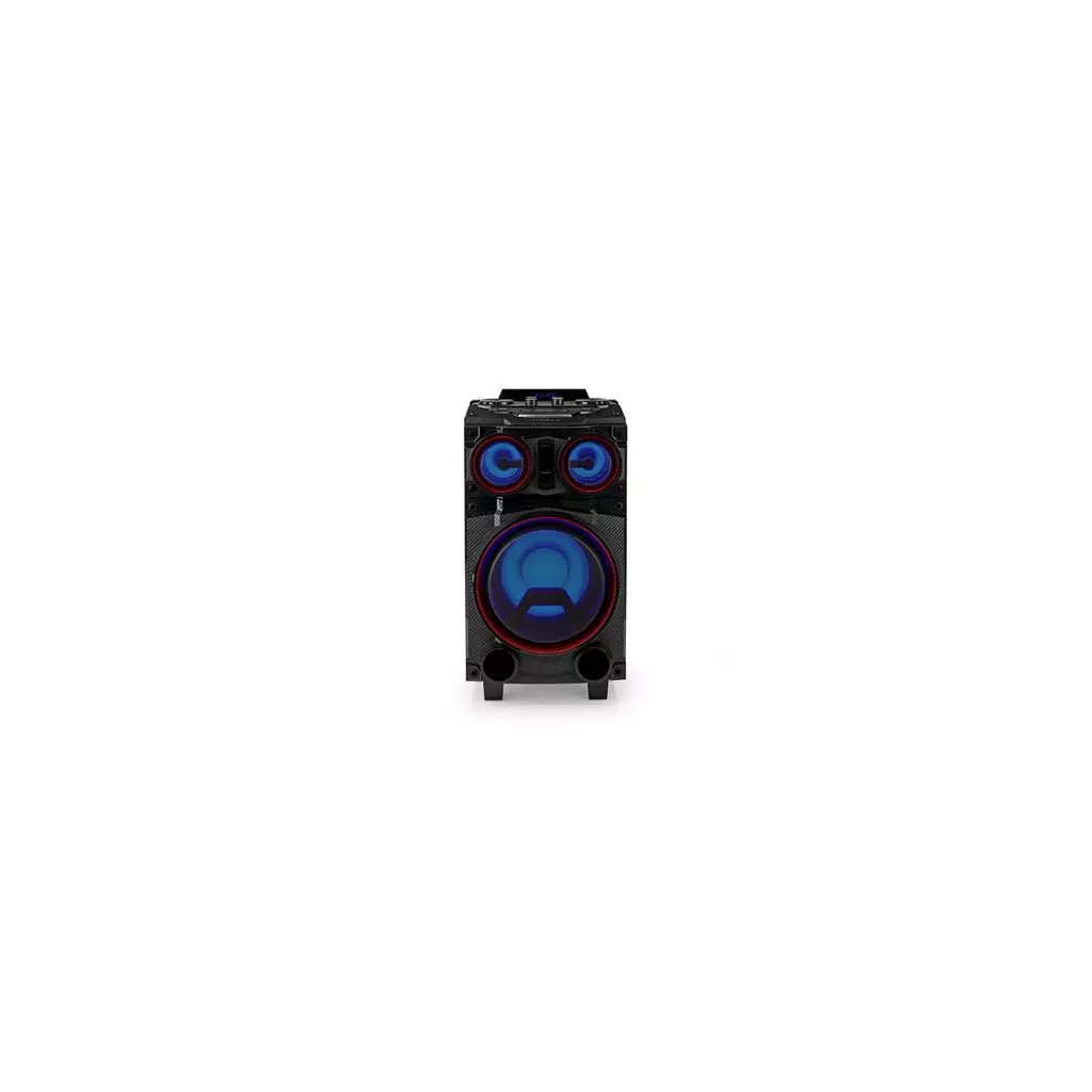 Obrázek produktu Nedis SPPT800BK- Bluetooth Party Reproduktor| 120 W | Držadlo | Párty osvětlení | Ekvalizér | Černá