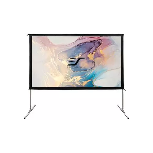 obrázek produktu ELITE SCREENS plátno mobilní outdoor stativ 180" (457,2cm)/ 16:9/ 224×398,5cm/ hliníkový/ gain 1.1/ CineWhite