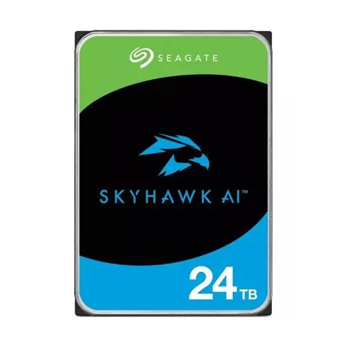 obrázek produktu Seagate SkyHawk AI 24TB HDD / ST24000VE002 / Interní 3,5" / SATA 6Gb/s / 512MB