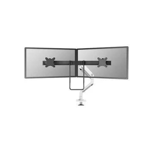 obrázek produktu Neomounts DS75S-950WH2/Držák displeje/na stůl/17-27"/svorka+průch./VESA 100X100/nosn.2x8kg/plyn.píst/2 dis