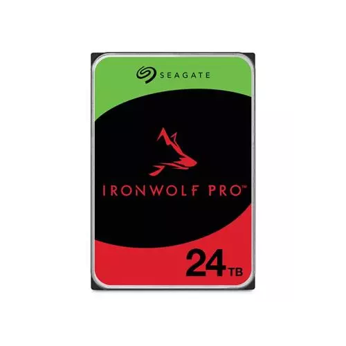 obrázek produktu Seagate IronWolf Pro 24TB HDD / ST24000NT002 / Interní 3,5" / 7200 rpm / SATA III / 512 MB