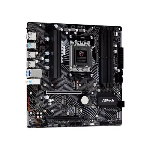 obrázek produktu ASRock B650M PG LIGHTNING / AMD B650 / AM5 / 4x DDR5 DIMM / 3x M.2 / HDMI / DP / USB-C / mATX