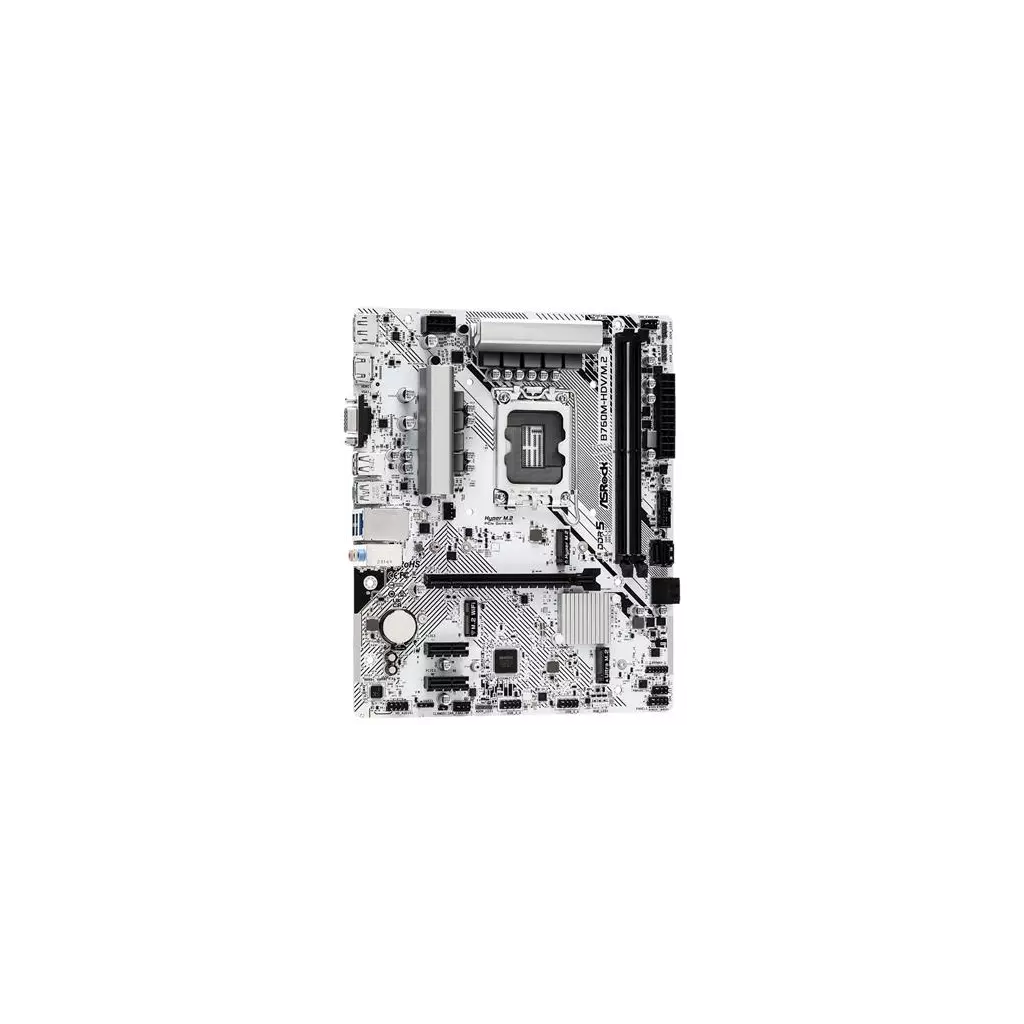 Obrázek produktu ASRock B760M-HDV/M.2 / Intel B760 / LGA1700 / 2x DDR5 / 2x M.2 / VGA / HDMI / DP / USB-C / mATX