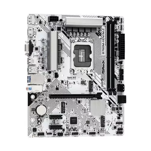 obrázek produktu ASRock B760M-HDV/M.2 / Intel B760 / LGA1700 / 2x DDR5 / 2x M.2 / VGA / HDMI / DP / USB-C / mATX